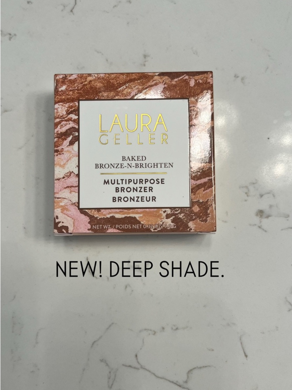 NEW! Laura Geller Baked Bronze-n-Brighten Multipurpose Bronzer — Deep Shade